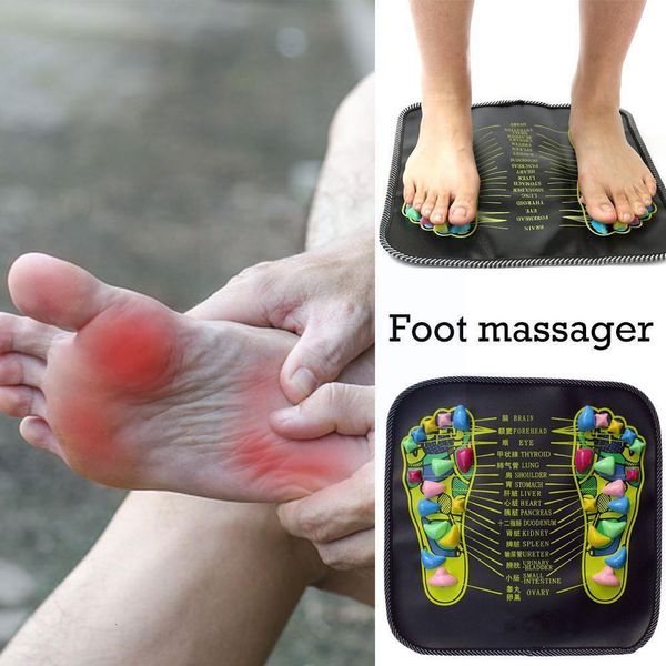 back massager 1pc acupuncture cobblestone foot reflexology massage pad walk stone square cushion for relax body pain health j1k2 230411
back massager 1pc acupuncture cobblestone foot reflexology massage pad walk stone square cushion for relax body pain health j1k2 230411