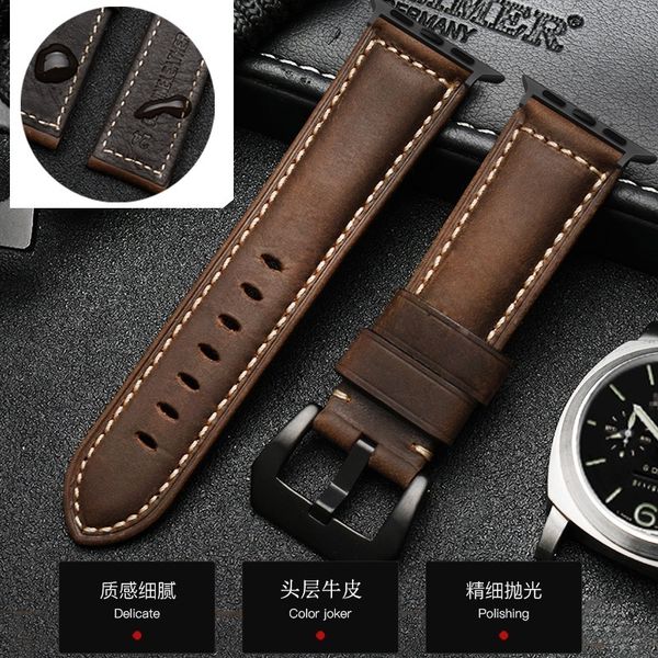 watch bands fo apple watch band leather strap men for series 7 8 123456 se ultra 49mm 44mm 40mm watch band 45mm 41mm 38mm 42mm 230411, Black;brown
watch bands fo apple watch band leather strap men for series 7 8 123456 se ultra 49mm 44mm 40mm watch band 45mm 41mm 38mm 42mm 230411, Black;brown