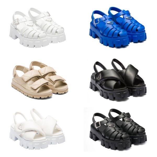 sandals designer woman sandals monolith rubber sandal slippers luxury summer buckle strap patent leather slides triangle round toe sandal wi, Black
sandals designer woman sandals monolith rubber sandal slippers luxury summer buckle strap patent leather slides triangle round toe sandal wi, Black