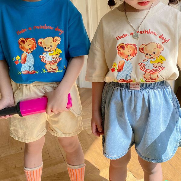 t shirts milancel children s t shirt boy cartoon bear short sleeve girl cute summer tees 230411, Blue
t shirts milancel children s t shirt boy cartoon bear short sleeve girl cute summer tees 230411, Blue