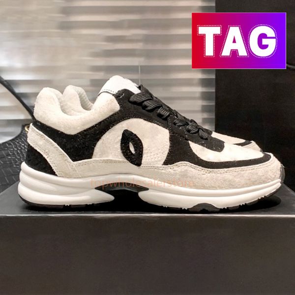 designer sneakers calfskin casual shoes women fabric vintage suede trainers reflective sneaker mens channel platform shoe womens, Black
designer sneakers calfskin casual shoes women fabric vintage suede trainers reflective sneaker mens channel platform shoe womens, Black