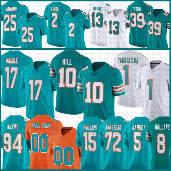 tyreek hill tua tagovailoa jaylen waddle custom football jersey jevon holland bradley chubb xavien howard jaelan phillips dan marino braxton, Black;red
tyreek hill tua tagovailoa jaylen waddle custom football jersey jevon holland bradley chubb xavien howard jaelan phillips dan marino braxton, Black;red