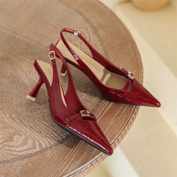 sandals pointed women's sandals wine red casual elegant slingback female shoes wedding prom high-heeled banquet ladies stiletto 230322, Black
sandals pointed women's sandals wine red casual elegant slingback female shoes wedding prom high-heeled banquet ladies stiletto 230322, Black