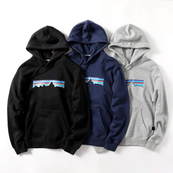 men's hoodies sweatshirts mountain tricolor brushed fashion women men designer patagonias letter print sweatshirt casual jacket pants, Black
men's hoodies sweatshirts mountain tricolor brushed fashion women men designer patagonias letter print sweatshirt casual jacket pants, Black