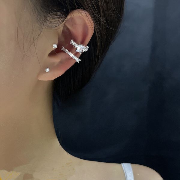 designer earrings ladies glamour earrings shiny no ear holes square zirconia ear clips sweet cool teenage girl tide stacked hip hop ear bone, Golden
designer earrings ladies glamour earrings shiny no ear holes square zirconia ear clips sweet cool teenage girl tide stacked hip hop ear bone, Golden