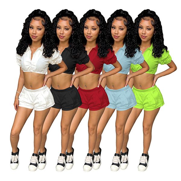 wholesale 2pc sets tracksuits outfits designer pileup sleeve deep v short shirt solid shorts casual womens matching clothes set 9662, Gray
wholesale 2pc sets tracksuits outfits designer pileup sleeve deep v short shirt solid shorts casual womens matching clothes set 9662, Gray