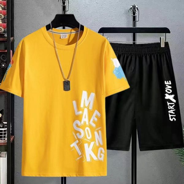 men's tracksuits short sleeve set 2023 summer thin fashion trend shorts tracksuit two piece dress clothing casual streetwear 230411, Gray
men's tracksuits short sleeve set 2023 summer thin fashion trend shorts tracksuit two piece dress clothing casual streetwear 230411, Gray