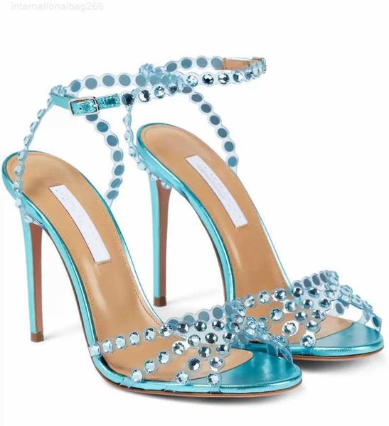 perfect summer 23s/s aquazzura shoes tequila sandals 100 sparkling party italy clear pvc crystals stiletto heel wedding brid 35-43, Black
perfect summer 23s/s aquazzura shoes tequila sandals 100 sparkling party italy clear pvc crystals stiletto heel wedding brid 35-43, Black