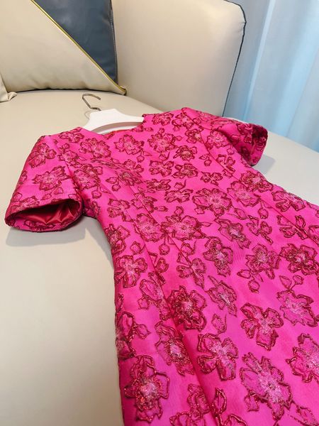 spring summer pink floral jacquard dress short sleeve round neck short casual dresses h3a111427, Black;gray
spring summer pink floral jacquard dress short sleeve round neck short casual dresses h3a111427, Black;gray