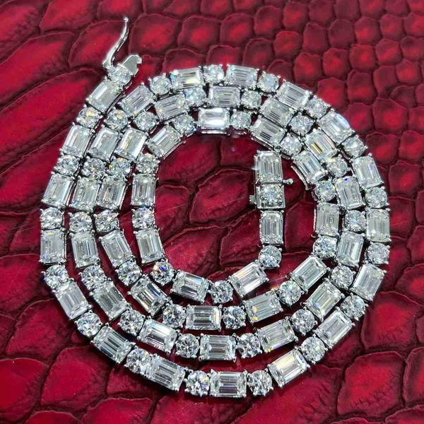 new design iced out moissanite necklace gra certificate custom silver tennis necklace
new design iced out moissanite necklace gra certificate custom silver tennis necklace
