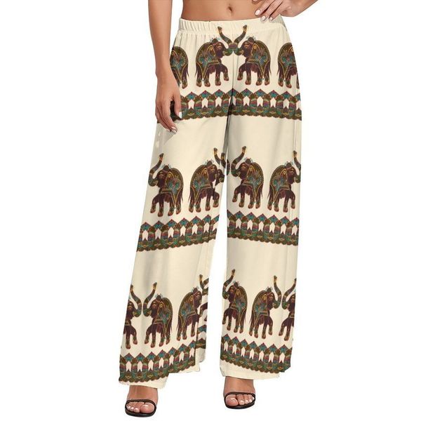 women's pants capris indian elephant art straight pants colorful flower printing office wide pants women's oversized street clothi, Black;white
women's pants capris indian elephant art straight pants colorful flower printing office wide pants women's oversized street clothi, Black;white