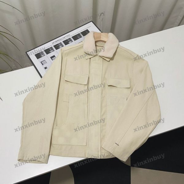 xinxinbuy men designer coat jacket emboss pockets panelled denim 1854 long sleeve women blue black khaki s-2xl, Black;brown
xinxinbuy men designer coat jacket emboss pockets panelled denim 1854 long sleeve women blue black khaki s-2xl, Black;brown