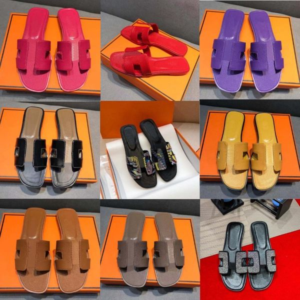luxury h sandals slippers flat leather brown white pink khaki ladies fashion beach resort casual sandals, Black
luxury h sandals slippers flat leather brown white pink khaki ladies fashion beach resort casual sandals, Black