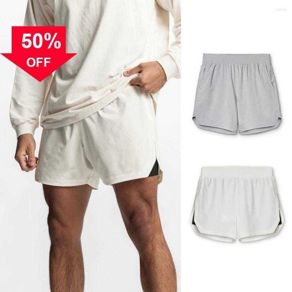 men's shorts pocket solid color elastic waist drawstring men sports sweat absorption split double layers jogging clothess to 2xl, White;black
men's shorts pocket solid color elastic waist drawstring men sports sweat absorption split double layers jogging clothess to 2xl, White;black