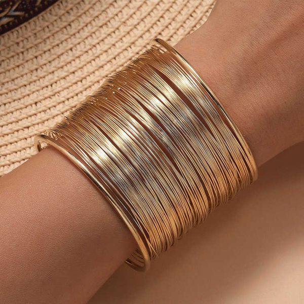 bangle exaggerated wire mesh open wide bracelet ins small fashion net red metal bracelet women's jewelry charm bracelets for women w041, Black
bangle exaggerated wire mesh open wide bracelet ins small fashion net red metal bracelet women's jewelry charm bracelets for women w041, Black