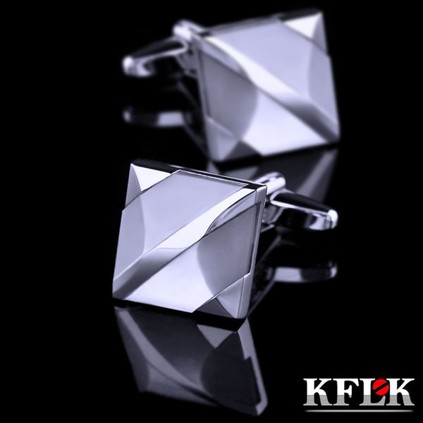 cuff links kflk jewelry fashion brand of shirts cufflinks rose white square cufflinks luxury wedding button male guests 230410, Silver
cuff links kflk jewelry fashion brand of shirts cufflinks rose white square cufflinks luxury wedding button male guests 230410, Silver