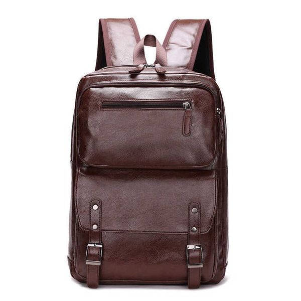 business travel men's computer bag fashion trend men's backpack outdoor pu leather casual backpack 230411
business travel men's computer bag fashion trend men's backpack outdoor pu leather casual backpack 230411