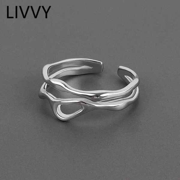 band rings livvy silver color irregular hollow double line geometric ring female simple unique design fashion adjustable jewelry p230411
band rings livvy silver color irregular hollow double line geometric ring female simple unique design fashion adjustable jewelry p230411