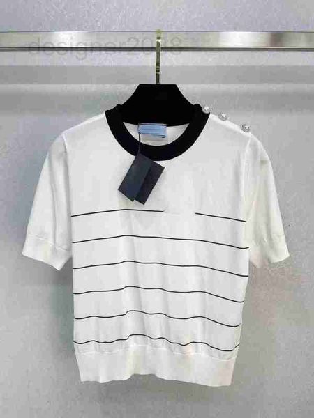 women's knits & tees designer 2023 spring summer o neck short sleeve high end jacquard pullovers sweater wsm6, White
women's knits & tees designer 2023 spring summer o neck short sleeve high end jacquard pullovers sweater wsm6, White