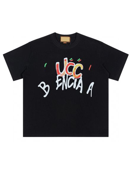 designer brand of luxury tshirt mens t shirt loose oversized 100 cotton clothing spray letter short sleeve spring summer tide men and women, White;black
designer brand of luxury tshirt mens t shirt loose oversized 100 cotton clothing spray letter short sleeve spring summer tide men and women, White;black
