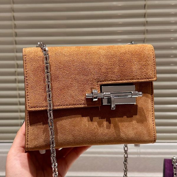 mini cross body bag nubuck leather chain shoulder bags square flap women clutch purse classic silver hardware solid color handbags cell phon
mini cross body bag nubuck leather chain shoulder bags square flap women clutch purse classic silver hardware solid color handbags cell phon