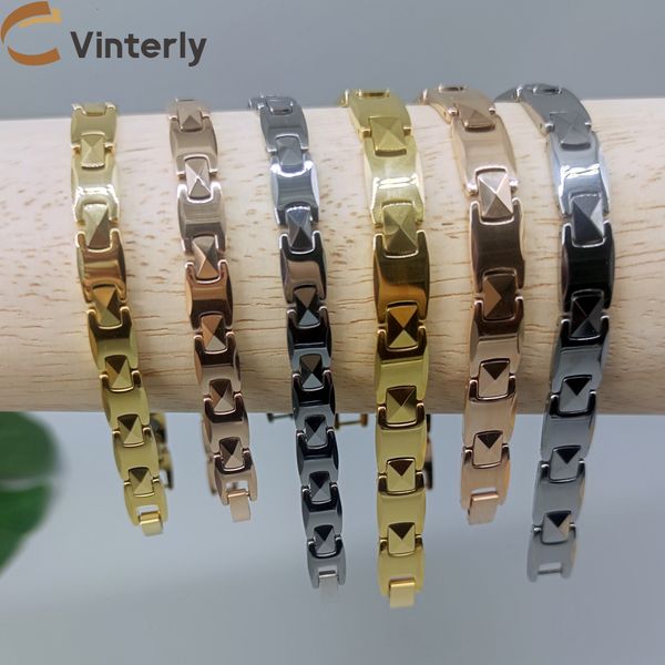 charm bracelets antiscratch tungsten bracelet for men goldcolor energy magnetic male benefits 2122cm couple jewelry waterproof 230411, Golden;silver
charm bracelets antiscratch tungsten bracelet for men goldcolor energy magnetic male benefits 2122cm couple jewelry waterproof 230411, Golden;silver