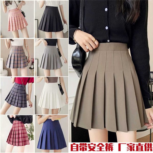 pleated women's khaki autumn and winter large size high waist a-word is thin college style jk short summer skirt, Black
pleated women's khaki autumn and winter large size high waist a-word is thin college style jk short summer skirt, Black