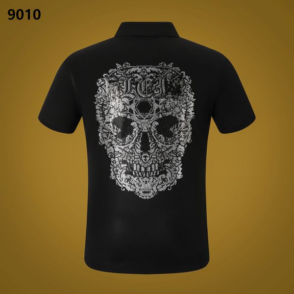 new pp men's polo shirt summer skull diamond phillip plain short sleeve designer t shirt harajuku tee brand skulls print streetwear pp, White;black
new pp men's polo shirt summer skull diamond phillip plain short sleeve designer t shirt harajuku tee brand skulls print streetwear pp, White;black