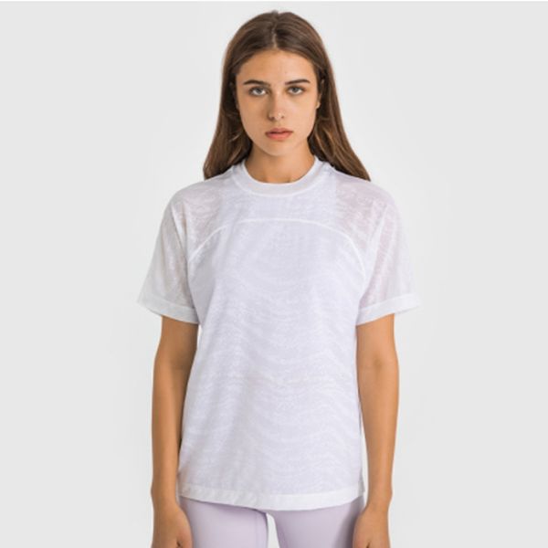 new yoga clothes jacquard sports short sleeve elastic breathable loose yoga clothes women's casual fitness t-shirt
new yoga clothes jacquard sports short sleeve elastic breathable loose yoga clothes women's casual fitness t-shirt