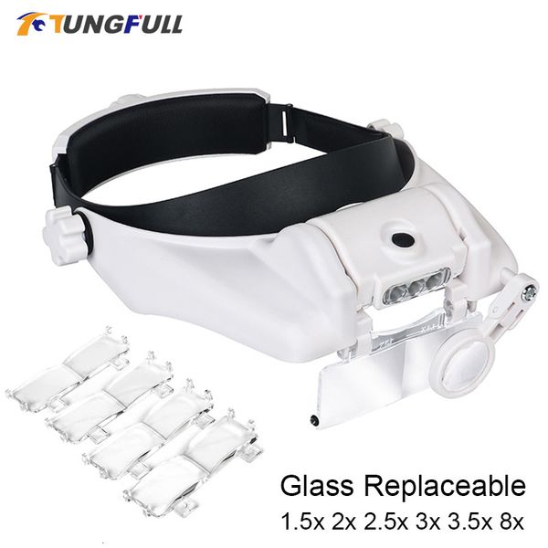 magnifying glasses led headband magnifier hands magnifying glasses for jewelry loupe watch electronic repair 1.5x2x2.5x3x3.5x8x lens loupe 2
magnifying glasses led headband magnifier hands magnifying glasses for jewelry loupe watch electronic repair 1.5x2x2.5x3x3.5x8x lens loupe 2