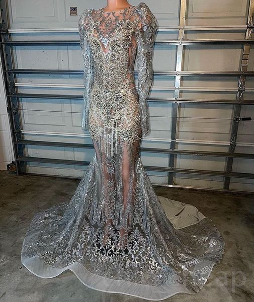 2023 april aso ebi silver mermaid prom dress crystals beaded lace evening formal party second reception birthday engagement gowns dresses ro, Black
2023 april aso ebi silver mermaid prom dress crystals beaded lace evening formal party second reception birthday engagement gowns dresses ro, Black