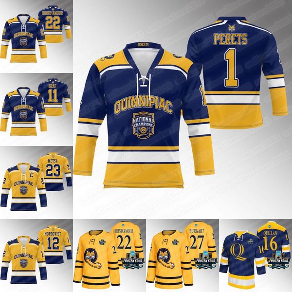 2023 ncaa quinnipiac bobcats hockey jersey matthew peca ty smilanic yaniv perets michael garteig jacob quillan skyler brind'amour van b, Black;red
2023 ncaa quinnipiac bobcats hockey jersey matthew peca ty smilanic yaniv perets michael garteig jacob quillan skyler brind'amour van b, Black;red