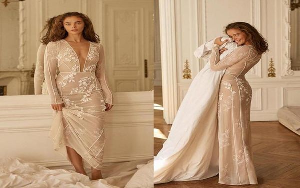 2020 liz martinez mermaid wedding dresses v neck lace appliques long sleeve trumpet wedding dress boho beach bridal gowns vestidos8875579, White
2020 liz martinez mermaid wedding dresses v neck lace appliques long sleeve trumpet wedding dress boho beach bridal gowns vestidos8875579, White