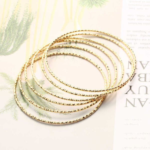 bangle gold plated women's fashion bangle set 68cm big round wire bangles 18mm thick bangle bracelets female accessories party gift w04, Black 
bangle gold plated women's fashion bangle set 68cm big round wire bangles 18mm thick bangle bracelets female accessories party gift w04, Black
