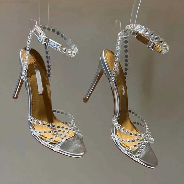 newst season aquazzura shoes tequila sandals 100 sparkling party italy clear pvc crystals stiletto heel wedding bride, Black
newst season aquazzura shoes tequila sandals 100 sparkling party italy clear pvc crystals stiletto heel wedding bride, Black