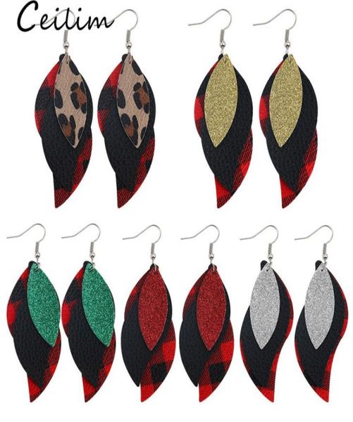 fashion designer leaf pu leather earrings charm for women leopard print grid multilayer dangle drop earrings party wedding jewelr7858080, Golden
fashion designer leaf pu leather earrings charm for women leopard print grid multilayer dangle drop earrings party wedding jewelr7858080, Golden