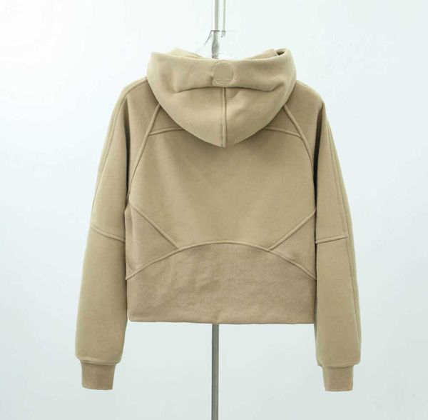 women designer short jacket lulus autumn and winter new scubas woman yoga sports leisure full zip jackets plush hoodie yellow tech, Gray
women designer short jacket lulus autumn and winter new scubas woman yoga sports leisure full zip jackets plush hoodie yellow tech, Gray