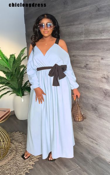 casual dresses autumn elegant off the shoulder long women fashion holiday style lace up loose 230411, Black;gray
casual dresses autumn elegant off the shoulder long women fashion holiday style lace up loose 230411, Black;gray