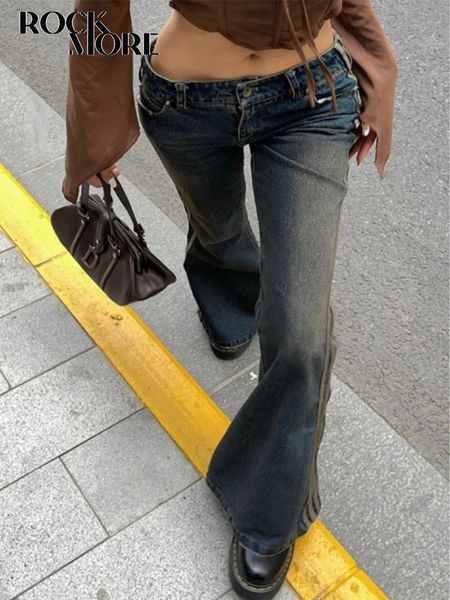 women's jeans rockmore vintage for women aesthetic low rise flare pants fashion cyber y2k streetwear denim trousers femme retro korean, Blue
women's jeans rockmore vintage for women aesthetic low rise flare pants fashion cyber y2k streetwear denim trousers femme retro korean, Blue