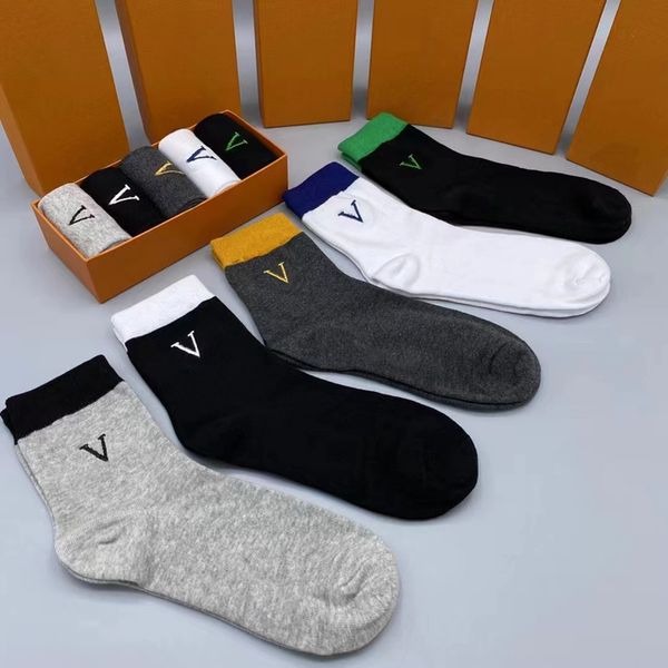 designer mens womens socks five pair luxe sports winter mesh letter printed sock embroidery cotton man woman with box, Black
designer mens womens socks five pair luxe sports winter mesh letter printed sock embroidery cotton man woman with box, Black