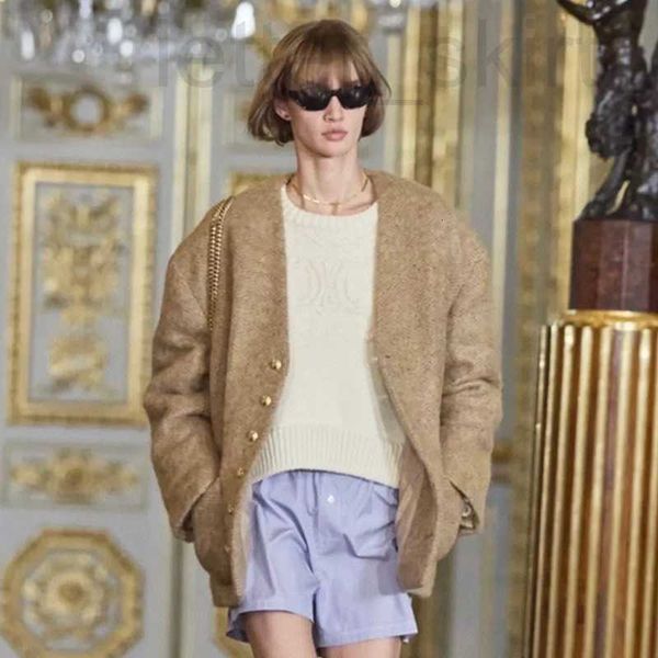women's fur & faux designer 2022 autumn/winter runway style alpaca wool blended woolen tweed minimalist jacket women's commuter n9, Black
women's fur & faux designer 2022 autumn/winter runway style alpaca wool blended woolen tweed minimalist jacket women's commuter n9, Black