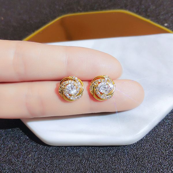 stud diwenfu 18k gold diamond jewelry stud earring for women aros mujer oreja round 18k yellow gold orecchini earrings females 230410, Golden;silver
stud diwenfu 18k gold diamond jewelry stud earring for women aros mujer oreja round 18k yellow gold orecchini earrings females 230410, Golden;silver