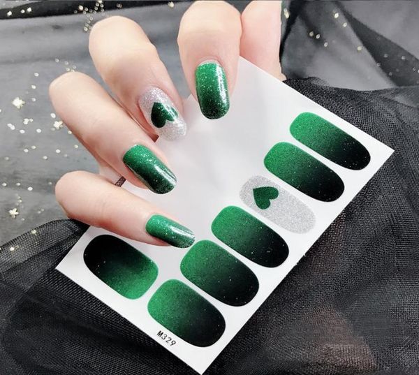 1 sheet nail wrap glitter gradient color nail art stickers full cover tips 2021 new arrival diy selfadhesive9224747, Black
1 sheet nail wrap glitter gradient color nail art stickers full cover tips 2021 new arrival diy selfadhesive9224747, Black