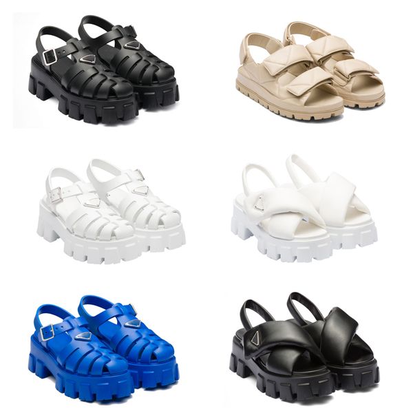 sandals designer woman sandals monolith rubber sandal slippers luxury summer buckle strap patent leather slides classics wide solid pattern, Black
sandals designer woman sandals monolith rubber sandal slippers luxury summer buckle strap patent leather slides classics wide solid pattern, Black