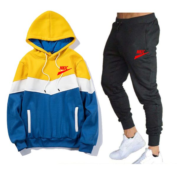 Mens Casual Tracksuits Sportswear Jackets Pants 2 Pieces Sets Male Fashion Sports Jogging Suit Men Outfits Gym Clothes
Mens Casual Tracksuits Sportswear Jackets Pants 2 Pieces Sets Male Fashion Sports Jogging Suit Men Outfits Gym Clothes