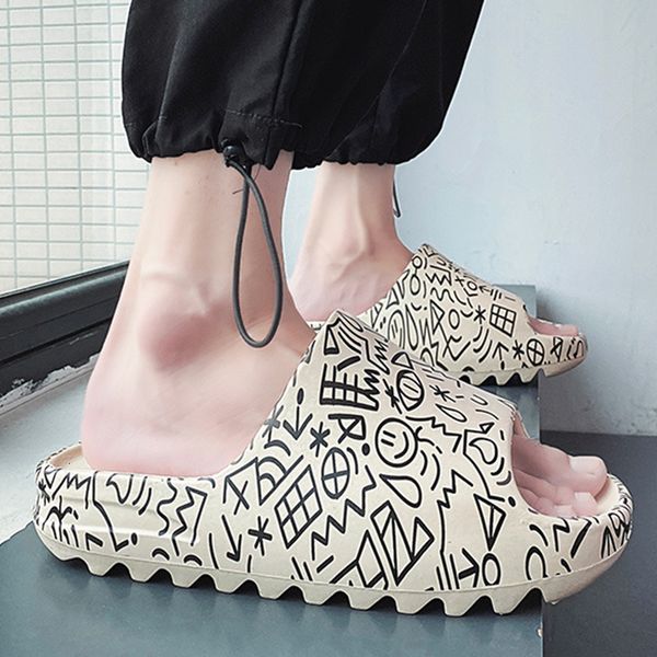 slippers men slides outdoor designer brand summer cartoon slipper thick fashion printed platform shoes nonslip sandals 230410, Black
slippers men slides outdoor designer brand summer cartoon slipper thick fashion printed platform shoes nonslip sandals 230410, Black