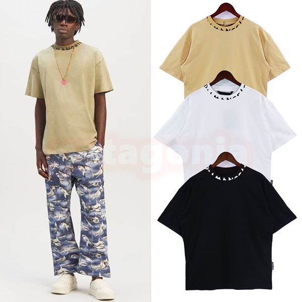 designer mens summer t shirt womens vintage collar letter print tees couples short sleeve clothing size s-xl, White;black
designer mens summer t shirt womens vintage collar letter print tees couples short sleeve clothing size s-xl, White;black