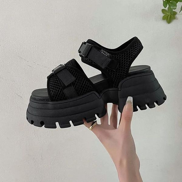 dress shoes summer woman sandals vintage roman hollow out platform ladies women buckle strap female, Black
dress shoes summer woman sandals vintage roman hollow out platform ladies women buckle strap female, Black
