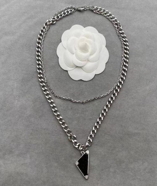 2021 luxury designer jewelry double necklace gift personalized pendant black white triangle letter womens mens hip hop punk street8533734, Silver
2021 luxury designer jewelry double necklace gift personalized pendant black white triangle letter womens mens hip hop punk street8533734, Silver