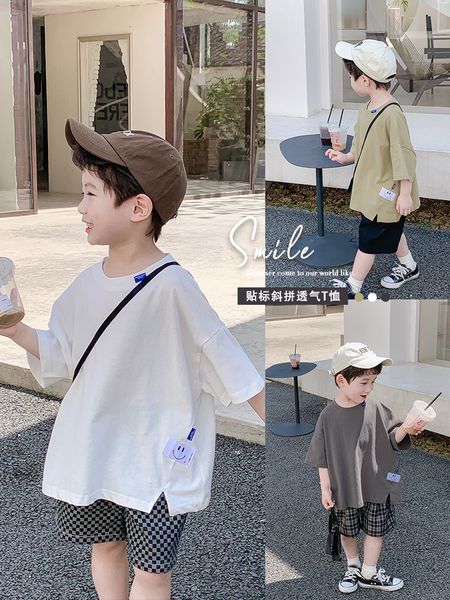 t-shirts children's summer clothing boys' short sleeve t-shirt baby cotton loose boys' korean half sleeve clothing fashion 5, Blue
t-shirts children's summer clothing boys' short sleeve t-shirt baby cotton loose boys' korean half sleeve clothing fashion 5, Blue